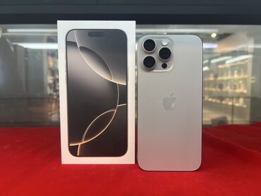 кейс от эирподс: IPhone 16 Pro Max, 256 ГБ, Natural Titanium, Зарядное устройство, Чехол, Кабель, 100 %