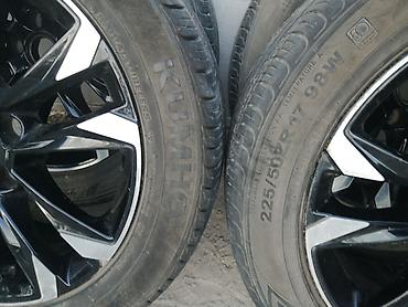 245: Оригинальные диски R17 с летними шинами 225/50/17 "KUMHO" почти новые — 4