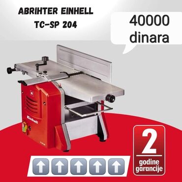 alati: DihtAbrihter Einhell 
Cena-40000 dinara 
Garancija-Račun