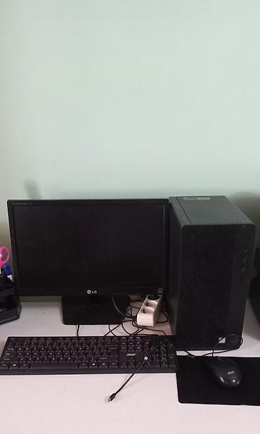 hp core i5: Masaüstü kompüter dəsti - Prosessor: Intel Core i3-7100, 3.90 GHz (2 — 1