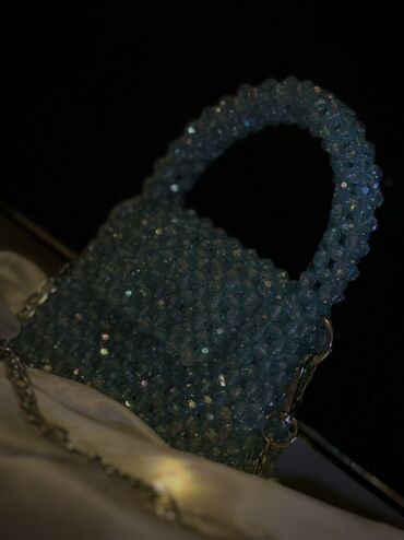 серьги синего цвета: Əl çantası