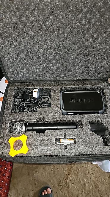 karaoke mikrofonlar: Yeni Simsiz (Bluetooth) Mikrofon Shure, Ünvandan götürmə — 1