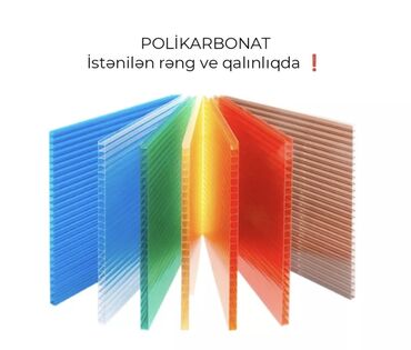 Digər dam örtükləri: Polikarbonatların satışı — 67