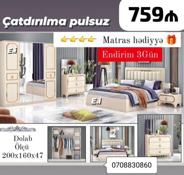 Yataq otağı dəstləri: *Yataq dəsti / Yataq otağı mebeli* ✔️Rəng seçimi var *🎁Matras lalafo.az -da Yataq otağı dəstləri: *Yataq dəsti / Yataq otağı mebeli* ✔️Rəng seçimi var *🎁Matras