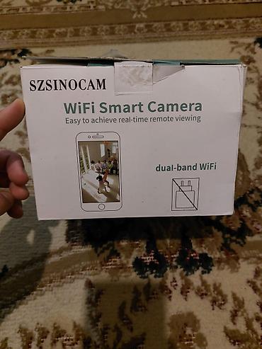 SZSINOCAM WiFi Smart Camera, Adapter ilə elektrikə qoşulur və wifi-yə