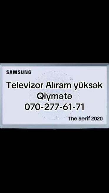 Televizorlar: Televizor Aliram yüksək qiymətə