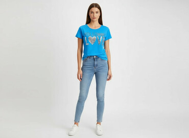 koszulka: T-shirt damski, rozmiar S