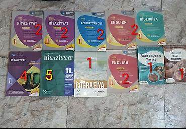 Kitablar və jurnallar: Riyaziyyat Testlər 11-ci sinif, DİM, 1-ci hissə, 2023 il — 1