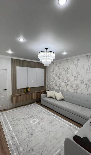 недостроенные дома в бишкеке: 1 комната, 54 м², Элитка, 8 этаж, Евроремонт