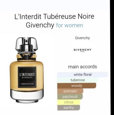 qizil gul behmezinin faydalari: Givenchy L'Interdit Tubéreuse Noire – Orijinal Qadın Ətri | Zərif Ağ