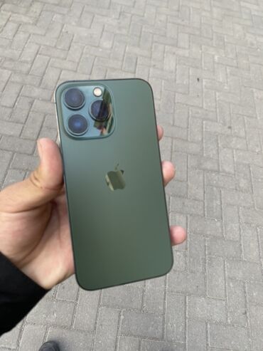айфон 13 про в рассрочку: IPhone 13 Pro, Колдонулган, 256 ГБ, Жашыл, Коргоочу айнек, Кабель, 80 %