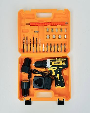 DeWalt akkumuliyatorlu matkap/şurupçıxaran dəsti Tam dəst: - DeWalt