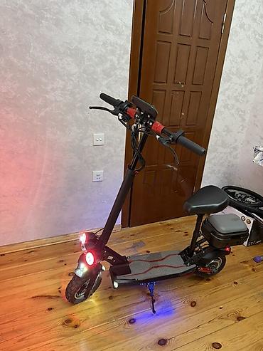 elektrikli scooter oturacaqlı: Elektrikli skuter – oturacaqlı, güclü işıqlandırma və əlavə — 4