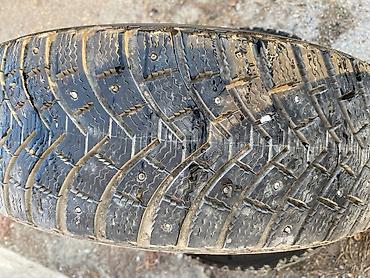 70 200: Шины 65 / R 15, Зимняя шипованная, Б/у, Комплект, Michelin — 3