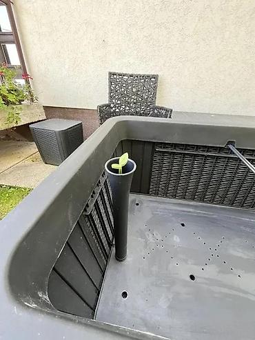 Žardinjere: Povišena žardinjera za baštu/balkon – ratan izgled, samostalna - — 11