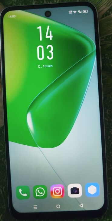 LuAZ: Infinix HOT 50i, 128 GB, rəng - Yaşıl, Zəmanət, Sensor, Face ID