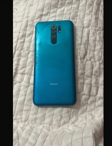 xiaomi redmi go: Xiaomi, Redmi 9, Колдонулган, 64 ГБ, түсү - Көк, 2 SIM