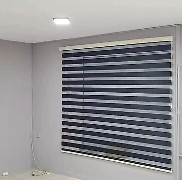 Rulon ştorlar: Zebra və klassik rulon pərdələr - Model: Zebra (şəffaf/örtülü — 7