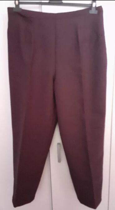 ženske pantalone sa džepovima: L (EU 40), Normalan struk, Ravne nogavice
