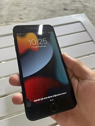 iphone 7 plus 2 el: IPhone 7 Plus, 128 GB, Qara, Barmaq izi — 1