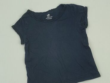 T-shirts: T-shirt, H&M, 5-6 years, 110-116 cm, condition - Good