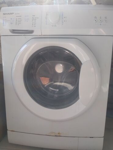 Paltaryuyan maşın Sharp, 6 kq, Təmirə ehtiyacı var, Avtomat, Qurutmasız, Kredit yoxdur