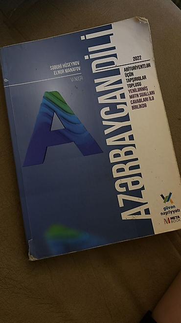 Kitablar və jurnallar: Ela veziyyetdedir ici bos Məhsul: “Azərbaycan dili – Abituriyentlər — 1