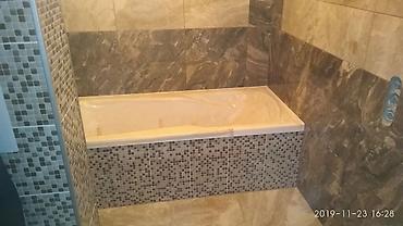 Укладка плитки: Подготовка стен для укладки, Подготовка стен для грунтовки, Резка плитки | Керамическая плитка, Керамогранитая плитка | Диагональная укладка, Горизонтальная укладка, Вертикальная укладка Больше 6 лет опыта — 16