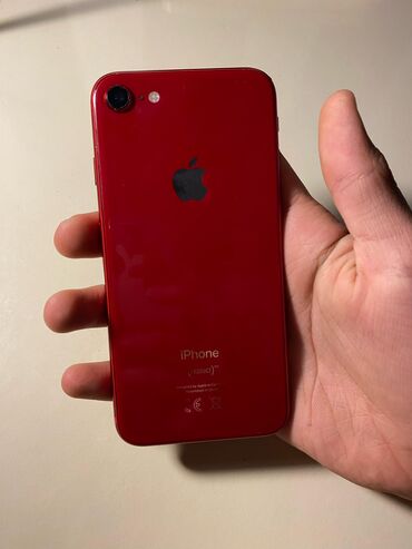 Apple iPhone: IPhone 8, 64 ГБ, Красный, Отпечаток пальца, С документами