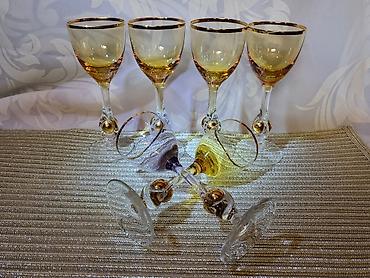 autima: Case kristal,Bohemija,rucni rad za zestoko pice 1950g+. Case — 3