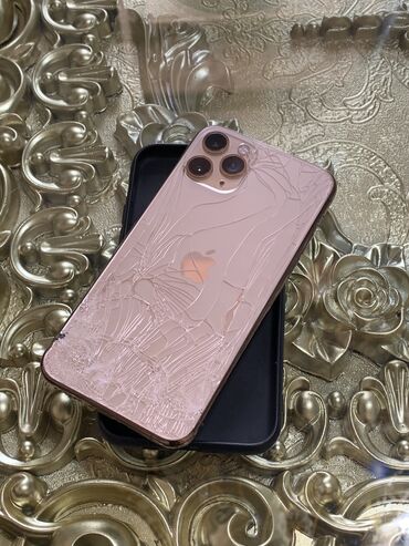 айфон 15 розовый: IPhone 11 Pro, Б/у, 64 ГБ, Золотой, Чехол, 77 %