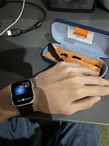 часы sy 11 pro: Металлический ремешок для Apple Watch (черный) - Совместимость: Apple — 1