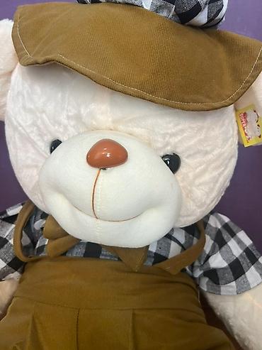 ayı kukla sekilleri: Nəhəng yumşaq oyuncağ ayı - Ölçü: iri ölçülü, qucaqlamaq üçün ideal - — 3