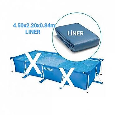 Intex 10580 hovuz çəni | 4.5 x 2.2 x 0.84 m liner hovuz örtüyü Intex
