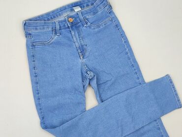 krótkie legginsy prążkowane: H&M, Jeansy damskie, rozmiar S