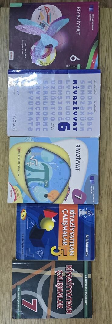 Testlər: 5i birlikdə 12 manat. Tək-Tək satışı mövcuddur