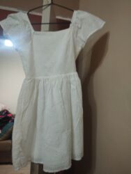 школьная блузка: Детское платье, цвет - Белый at lalafo.kg школьная блузка: Детское платье, цвет - Белый