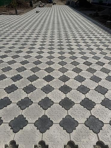 Тротуарная плитка: Тротуарная плитка (бетонная) Прессованный Элитный Мрамор бордюры лотки — 6