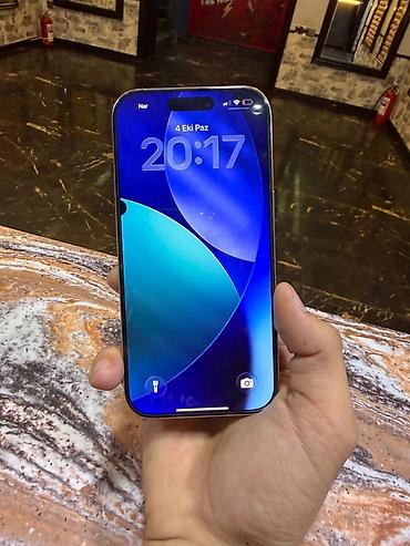 iphone 16 tecili: IPhone 16 Pro, Gümüşü, Face ID — 2
