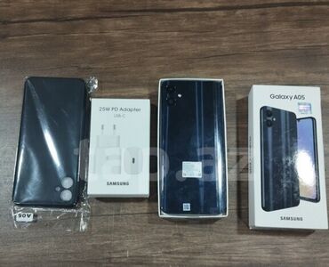 telefon ucun kabrolar: Samsung Galaxy A05, 128 GB, rəng - Qara, Sənədlərlə