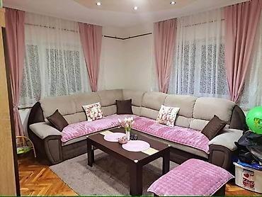 Prekrivači za nameštaj: Flekeri dezen kocka Plišani ne klizajući 200x70 150x70 70x70 Cena seta — 8