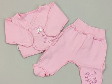 Ubrania dla niemowląt: Komplet niemowlęcy, 0-3 m, stan - Dobry