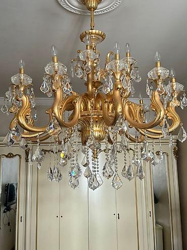 pişiy şəkli: Çılçıraq, 10 və daha çox lampa — 2