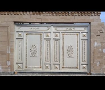 Həyət darvazaları: Dəmir darvazalar, ikilik list,17 profillə yığılan keyfiyyətli nağd və — 10