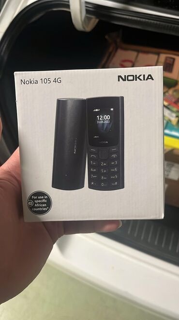 Nokia: Nokia 105 4G, < 2 GB Memory Capacity, rəng - Qara, Düyməli