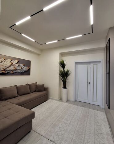 сдаю дом новопокровка: 2 бөлмө, 57 кв. м, Элитка, 8 кабат, Дизайнердик ремонт