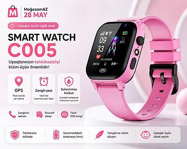 qantel su: Kateqoriya: Smart saatlar Brend: Smart Berry Məhsul: Uşaq üçün ağıllı — 1