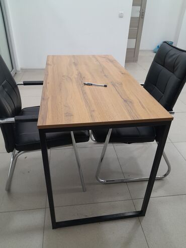 офисные стол: Кеңсе эмереги комплекти, Кресло, Металл, түсү - Кара