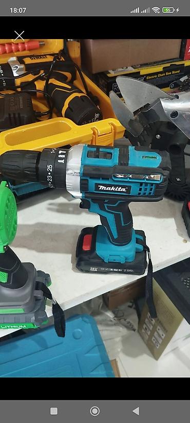 drel batareyası: Makita akkumulaytorlu șurupqa/çəkmə matkap - Brend: Makita (üzərində — 1