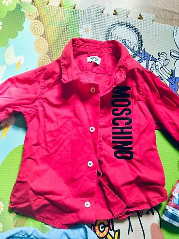 Топы и рубашки: Uşaq köynəyi – Moschino - Model: klassik yaxalı, düyməli - Rəng — 1